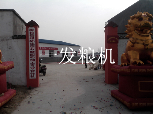 南陽綠環(huán)石磨面粉廠隆重開業(yè)